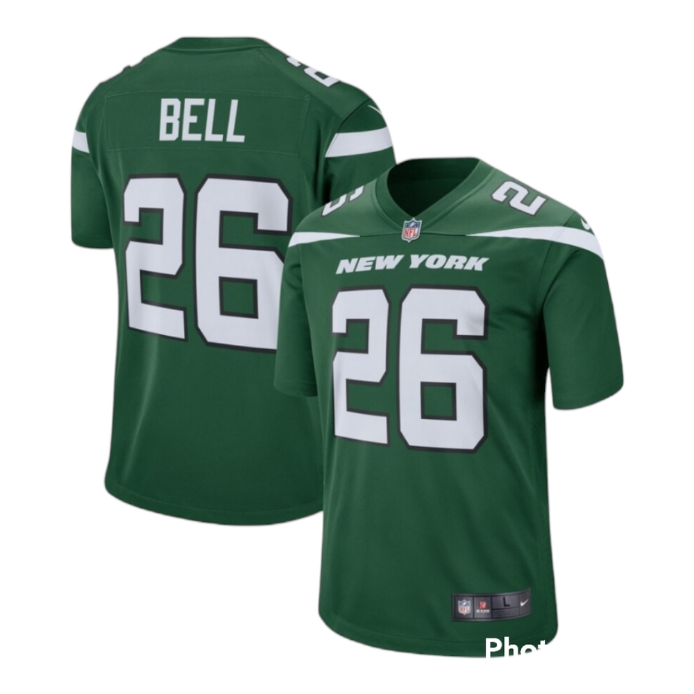 Nike New York Jets NFL #26 Bell Mens Medium Jersey New With Tags
